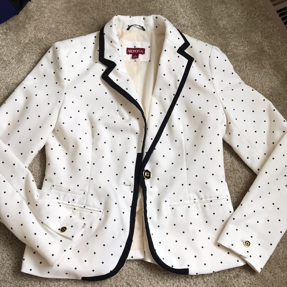 Merona Polka Dot Blazer Jacket